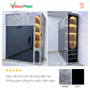 Tủ áo Vincoplast màu VC01 kết hợp HY005 - Tủ nhựa Bình Dương .com