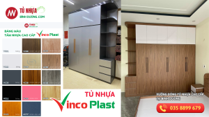 Tủ nhựa cao cấp làm từ tấm nhựa VincoPlast - Tủ nhựa Bình Dương