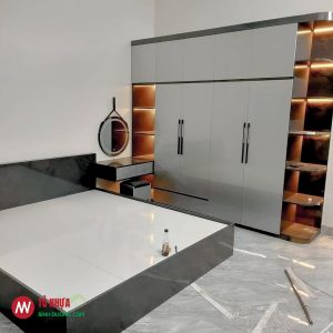 Tủ quần áo nhựa VincoPlast màu xám ghi vc19 vc35 đẹp - Tủ nhựa Bình Dương . com